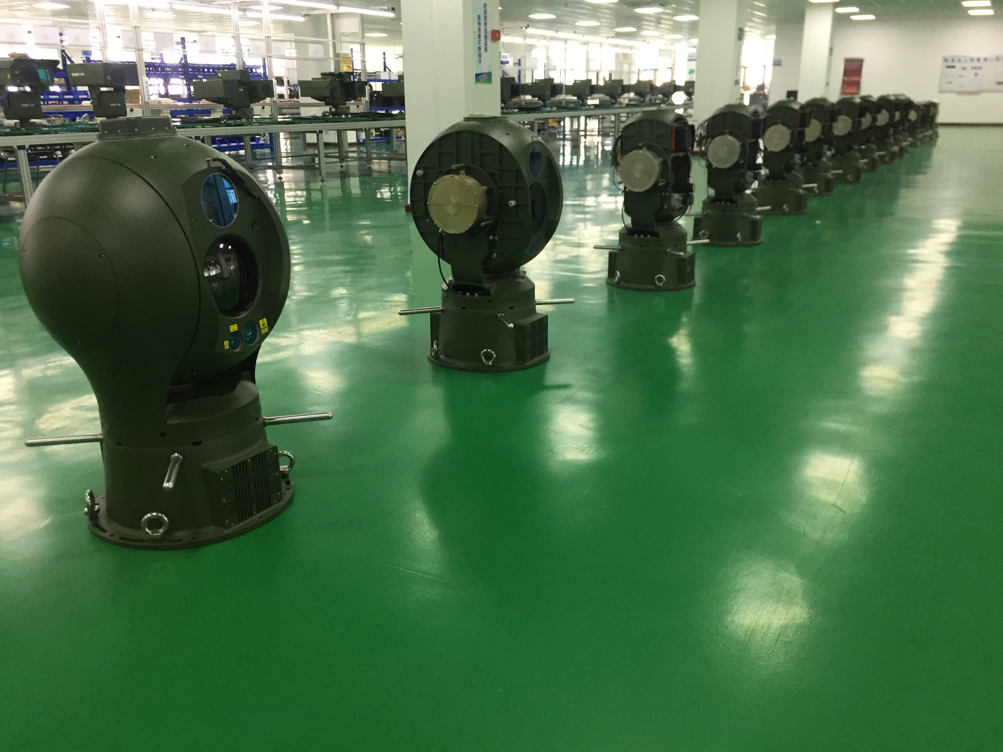 Long range Night Vision Electrooptical Pan tilt System for Border and